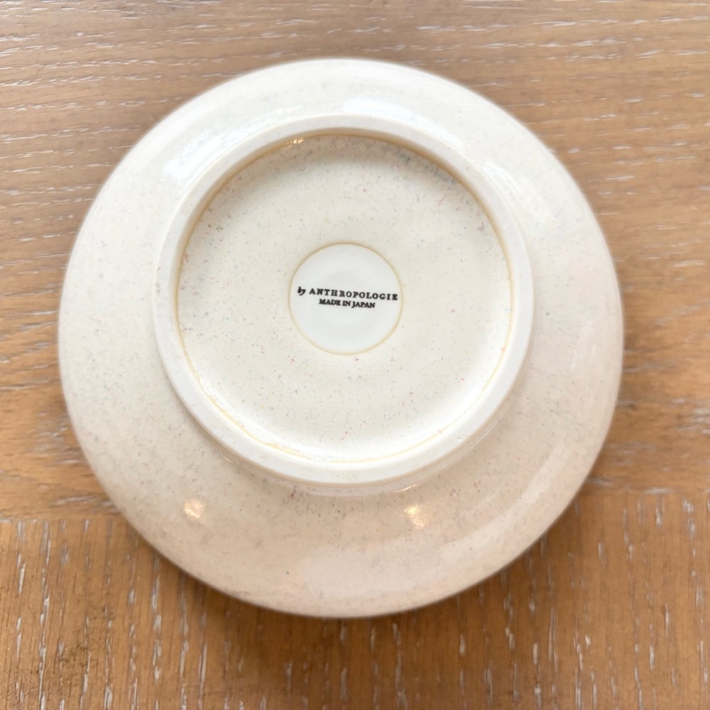 ANTHROPOLOGIE FAUX MARBLE TRINKET DISH BOWL HOME DECOR MINIMALIST MODERN - Picture 4 of 7